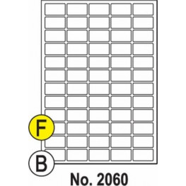 Etikety SOTO 2060, farebné, 37x21 žlté