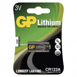 Batéria GP CR123A lithiová 3V-1300mAh