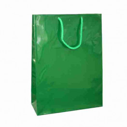Darčeková taška lamino 24x9x32 zelená