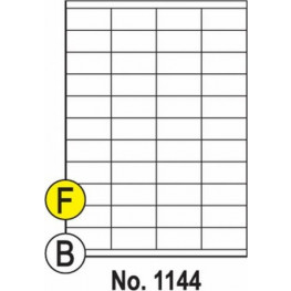 Etikety SOTO 1144, farebné, 52.25x25.4 žlté
