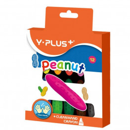 Farbičky voskovky Y-PLUS Peanut/ 12 