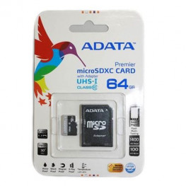 Pamäťová karta Micro SDXC 64GB + adaptér