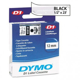 Páska DYMO 45010 12mm/7m čierno-priehľadná