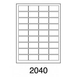 Etikety SOTO 2040, biele, 47.5x28.5