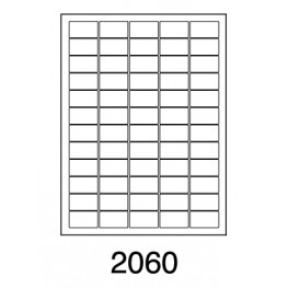 Etikety SOTO 2060, biele, 37x21